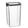 Argon Tableware 1.3l Food Storage Container - Airtight Reusable Meal Prep Lunch Storage Container With Black Clip-lock Lid
