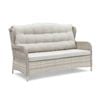FurnitureOkay Rosebud Wicker Outdoor Sofa (3-Seater) - White Shell