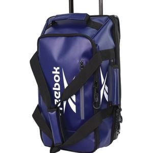 Reebok All Star Cabin 39l Leather Film Soft Shell Trolley Suitcase Luggage Navy