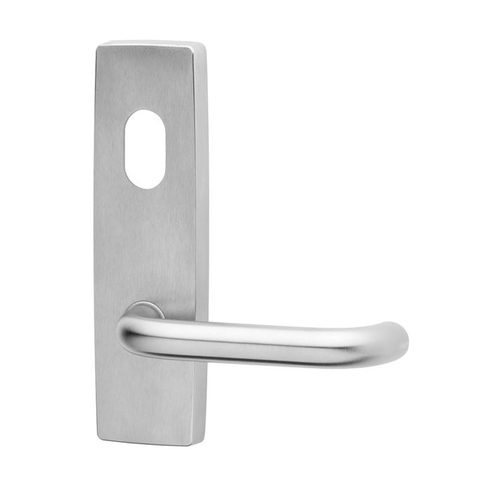 Lockwood Satin Chrome 1800 Exterior Square End Cylinder & Lever