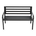 Marquee Black Park Bench