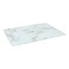 Glass Chopping Board - 40 x 30cm - Marble Effect - Kitchen Dining Place Mats Cutting Mat Worktop Saver Cooking & Food Prep