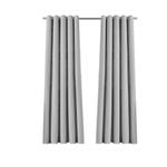 Claremont 120 x 223cm Silver Tahlia Blockout Eyelet Curtain