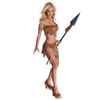 Jane Jungle Woman Halloween Costume for Adults, Medium