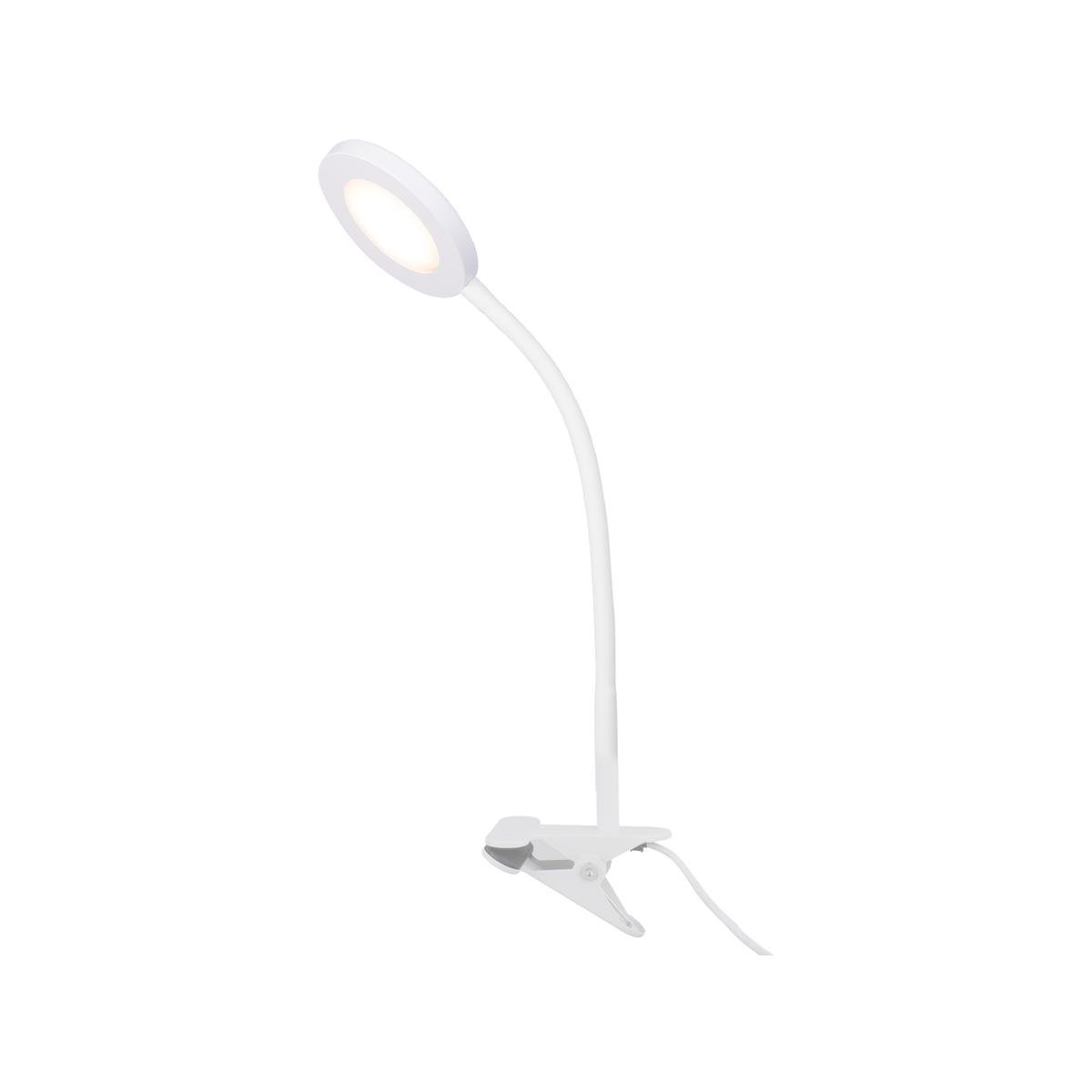 Verve Design White Dalton Clamp Lamp - Bunnings Australia