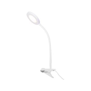 Verve Design White Dalton Clamp Lamp