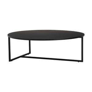 Modern Furniture TURNER Round Coffee Table 100cm - Black