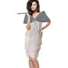 Vintage Fringed 1920s Flapper Womens Plus Size Costume - Xlarge