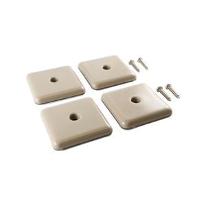 Surface Gard 55mm 2-1/8" Square Glide Slide - 4 Pack