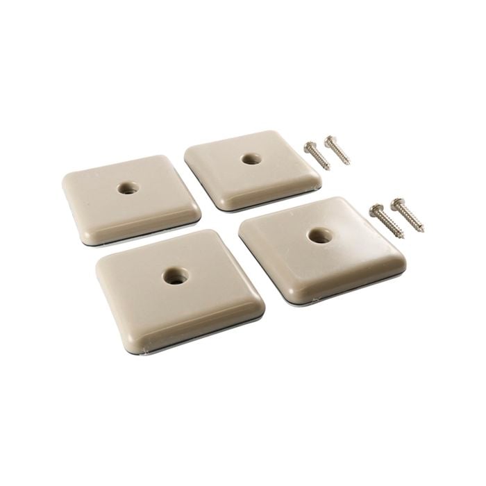 Surface Gard 55mm 2-1/8" Square Glide Slide - 4 Pack