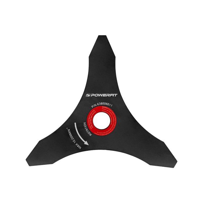 Powerfit 26cm Tri-Star Brushcutter Blade