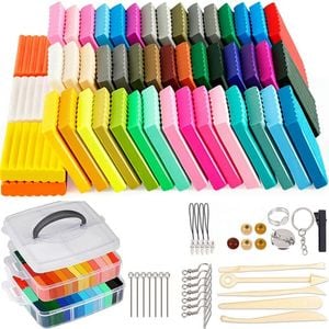 Provecta 83 Piece Polymer Clay Craft Moulding Tool Kit