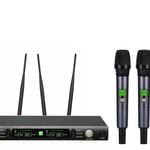 Precision Audio Professional Twin Channel Wireless Microphone System