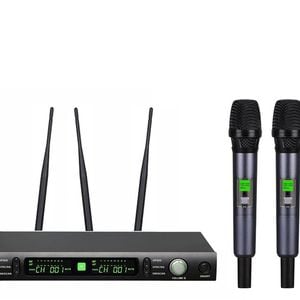 Precision Audio Professional Twin Channel Wireless Microphone System