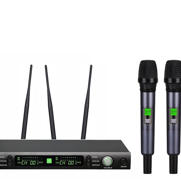 Precision Audio Professional Twin Channel Wireless Microphone System