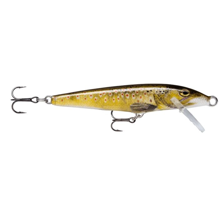 9cm Rapala Original Floating Minnow Hard Body Fishing Lure - Live Brown Trout