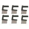 6PK Appetito Crinkle Vegetable Slicer Home Kitchen Cooking Black