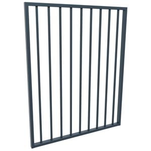ProtectorAl 975 x 1200mm Deep Ocean Aluminium Square Picket Flat Top Pool Gate
