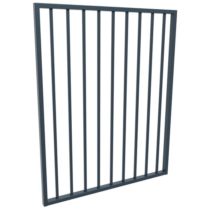 ProtectorAl 975 x 1200mm Deep Ocean Aluminium Square Picket Flat Top Pool Gate