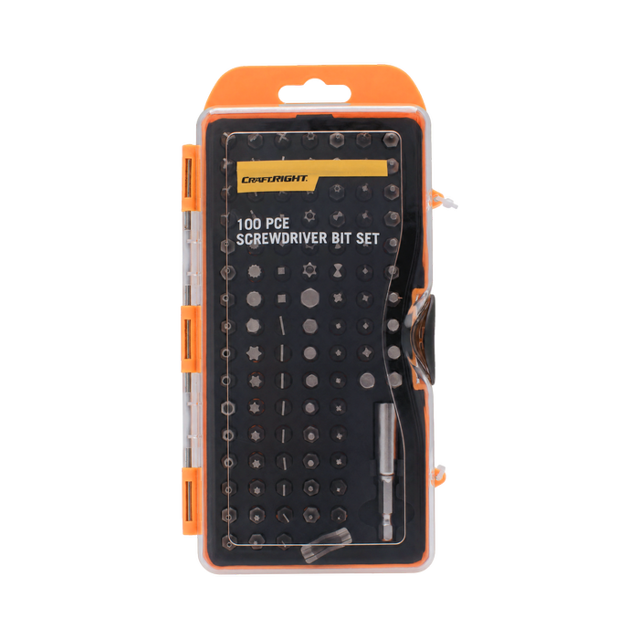 Craftright 100 Piece Screwdriver Bit Set