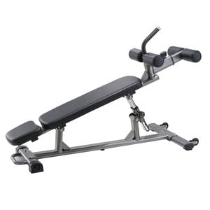Vevor Sit Up Bench Black Gray With Reverse Crunch Handle For Training