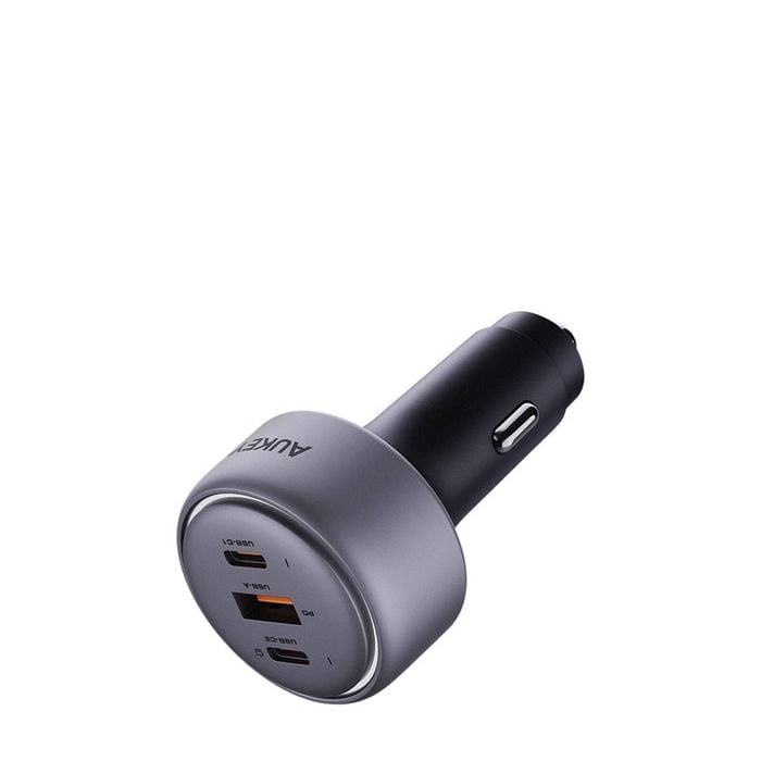 AUKEY CC-P3 Pathfinder Mix 3 100W Fast Car Charger - 3-Port USB-C and USB-A