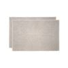 Angove 2pack Bath Mat 50x80cm Pebble