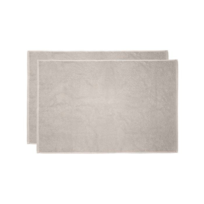 Angove 2pack Bath Mat 50x80cm Pebble