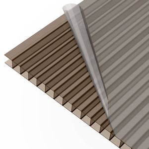 Sunlite 10mm x 3.5m Bronze Twinwall Polycarbonate Roofing