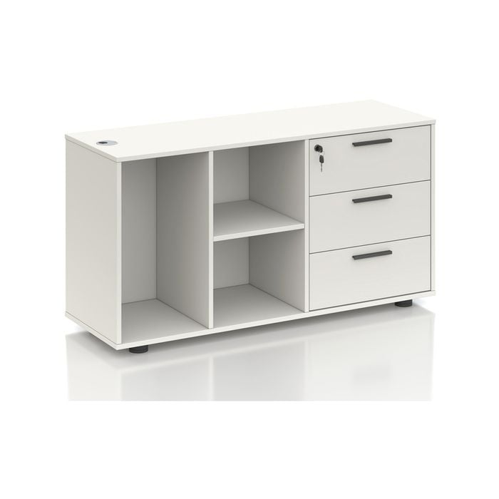 Emery Side Cabinet White