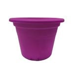 Eden 15cm Purple Transparent Cylinder Planter