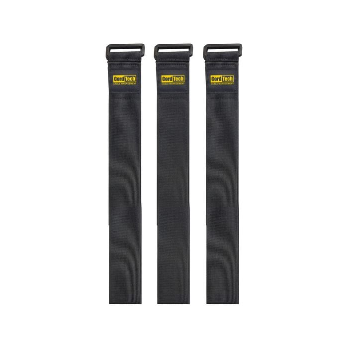 CordTech Large Reusable Stretch Storage Straps - 3 Pack