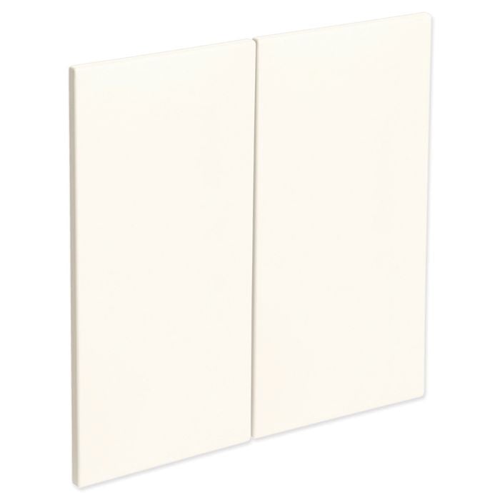 Kaboodle 600mm Buttermilk Modern Rangehood Door - 2 Pack