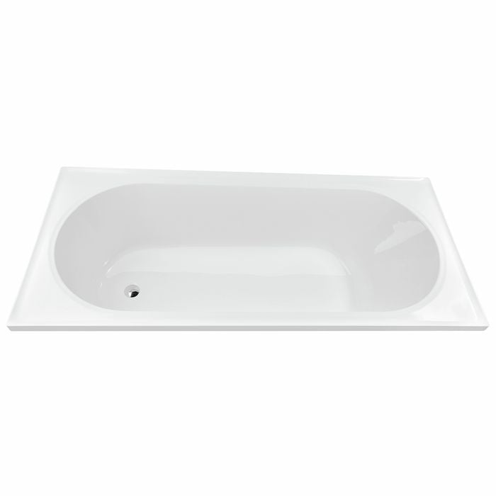Decina 1665 x 755 x 445mm White Turin Bath