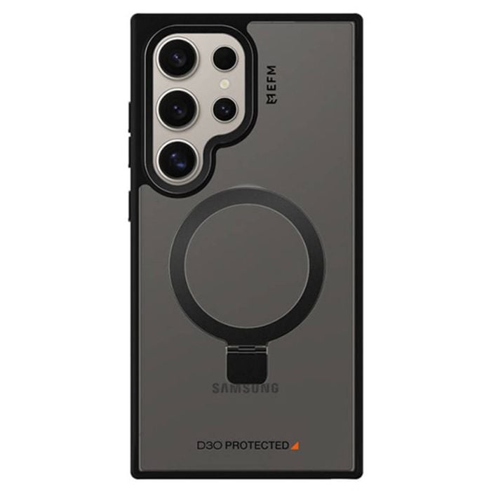 EFM Alta Armour D3O Bio Case (Suits Galaxy S24 Ultra) - Clear/Black