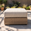 Mimosa Fornillo Ottoman with Cushion Outdoor Lounge