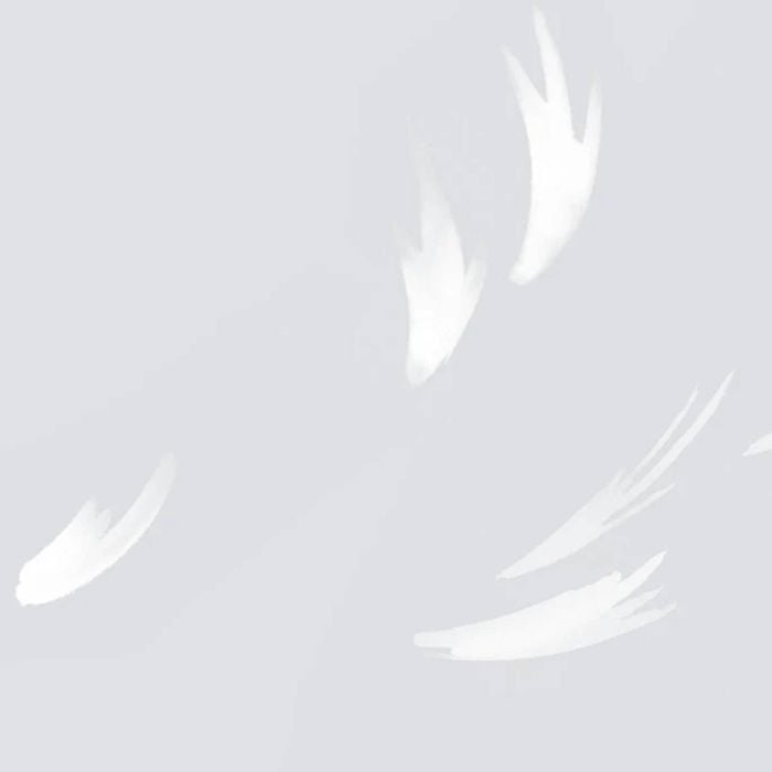 Wallpaper Trader Falling Feather, Grey