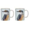2pk Ashdene New Bone China 350ml Modern Birds Kingfisher Mug