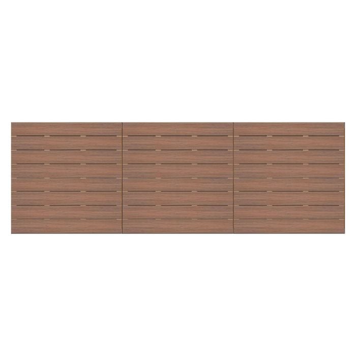 Good Times Decking 130-220 x 1144 x 3432mm Leatherwood Ekodeck 3 Module Kit