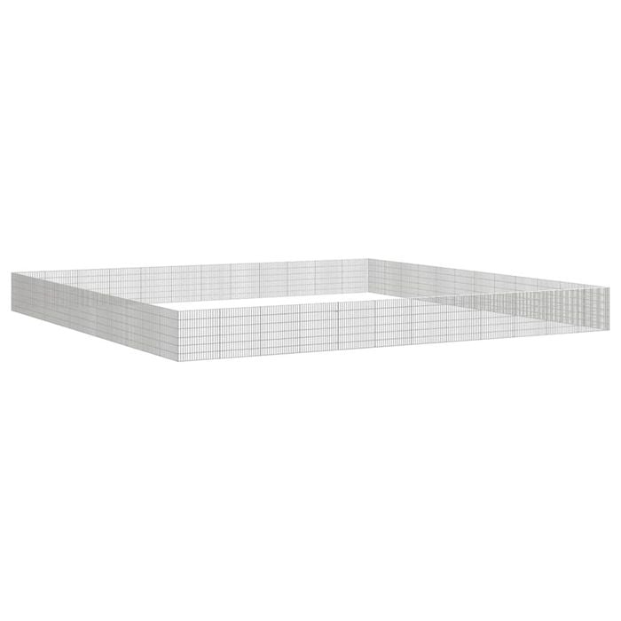 vidaXL Free Range Animal Enclosure Pet Playpen Run 48-Panel Galvanised Iron