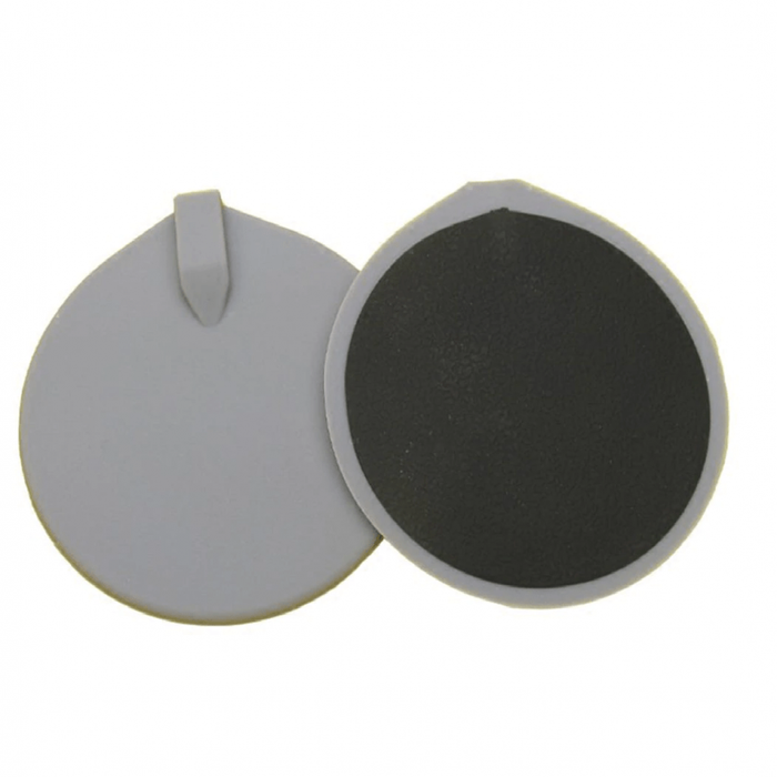 6.5(cm) X 6.5(cm) Silicone Rubber Electrodes Pad - 1 Pack (2 pads)