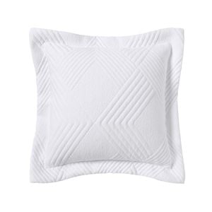 Bianca Cassiano Polyester Jacquard White Cushion Cover Pillowcase - 43x43cm