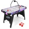 Costway 145 Cm Folding Air Hockey Table Arcade Game Table 12v Motor