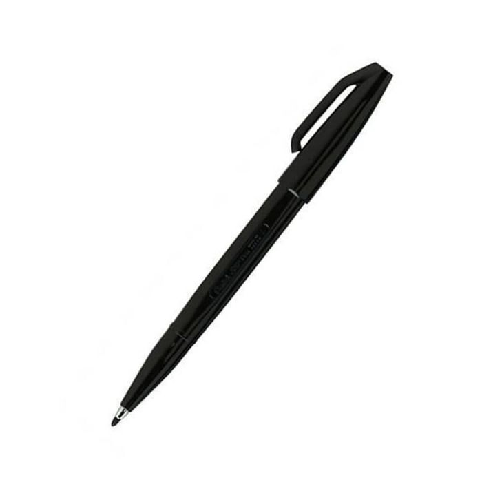 Pentel Fineliner Bullet Point Sign Pen (0.8mm) (Black)