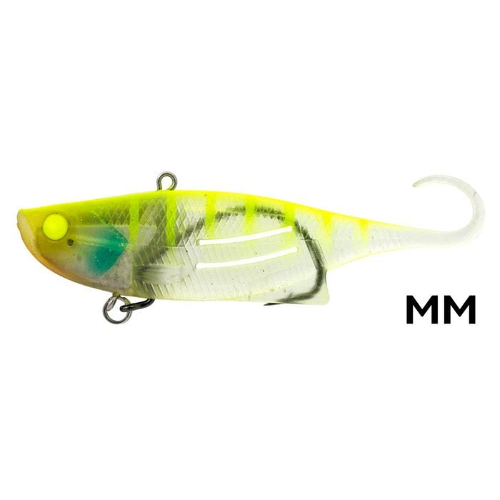 95mm Zerek Min Min Weedless Fish Trap Soft Vibe Fishing Lure - 18gm Soft Plastic Lure