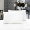 Fabric Fantastic 1000TC Premium Ultra Soft Standrad size Pillowcases 2-Pack - White