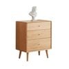 MIUZ 3 Chest of Drawers Tallboy Solid Timber American White Oak Storage Cabinet
