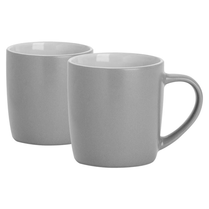 Argon Tableware Matt Coloured Coffee Mugs - 350ml - Pack of 2