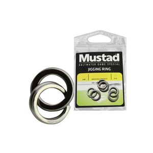 Mustad Stainless Steel Jigging Fishing Ring 5 44lb 7pc