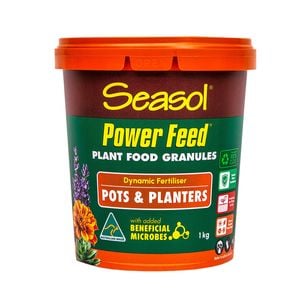 Seasol 1kg Tub Power Feed Plant Food Granules For Pots & Planters